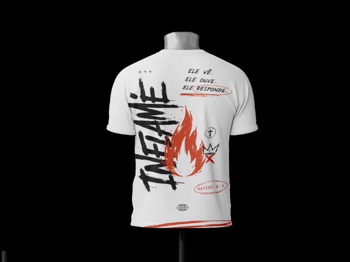 Camisa branca, costas